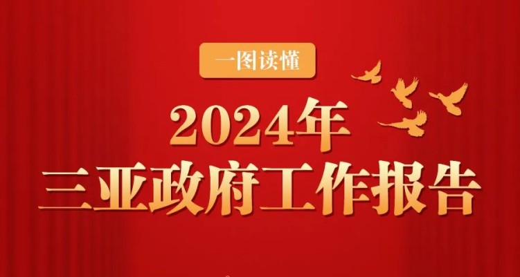 一圖讀懂政府工作報告！2024年三亞這樣干→