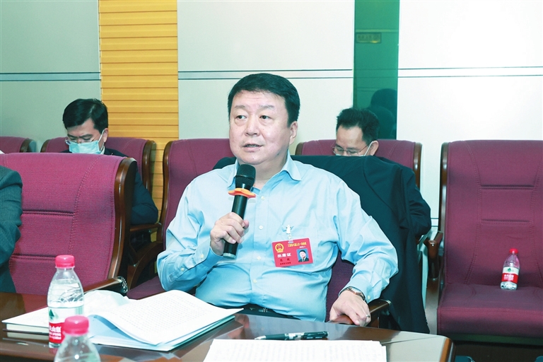 市人大代表陳銳發(fā)言