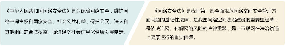 《網(wǎng)絡(luò)安全法》概述